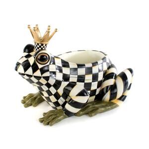 Mackenzie-Childs Fergal the Frog Planter NEW